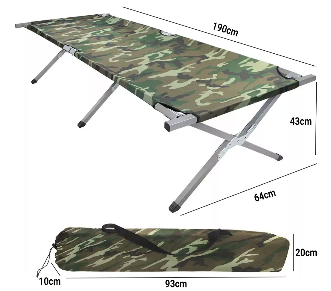 Зручне туристичне ліжко розкладушка