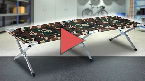 Зручне туристичне ліжко розкладушка